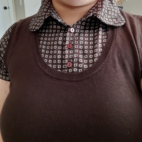 Brown Collared Shirt - Picture 4 of 5